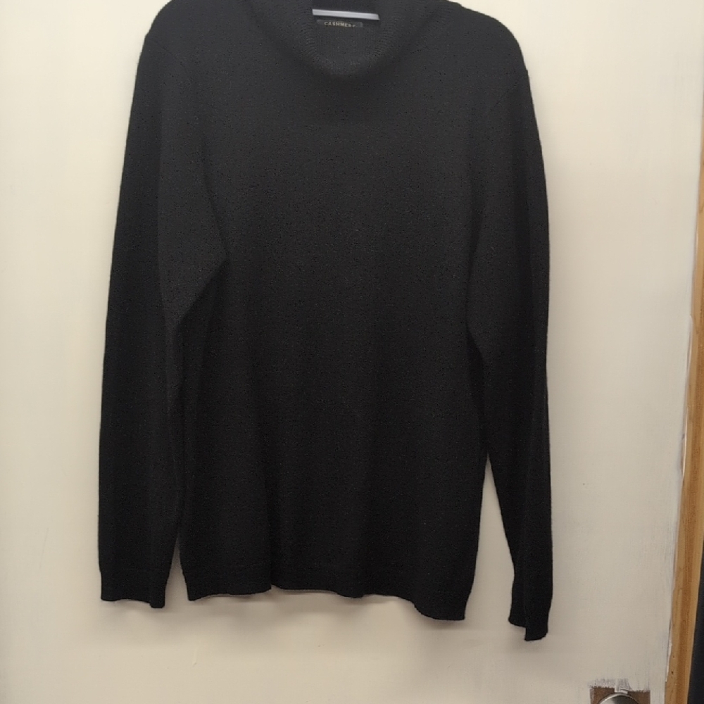 Charter Club Womans Black Turtleneck Sweater